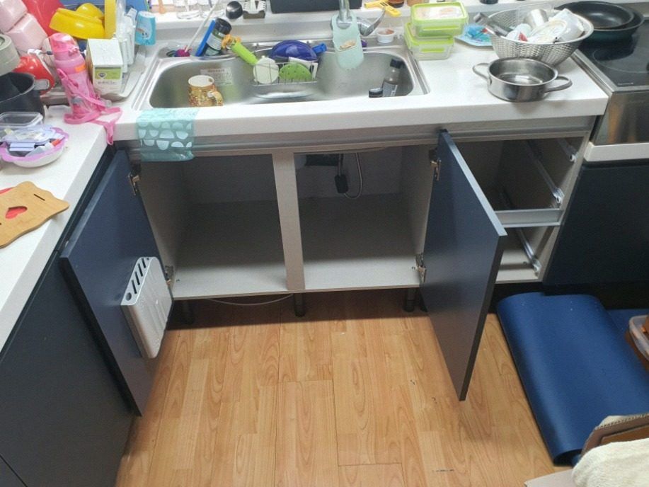 질소가압으로 배관 압력을 걸어 새는 구간을 좁히는 과정